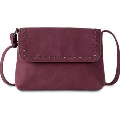 Torebka na ramię bonprix jeżynowy. Fioletowe torebki klasyczne damskie bonprix, bez wzorów, na ramię, bez dodatków. Za 54,99 zł.