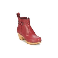 Botki Swedish hasbeens JODHPUR. Czerwone botki damskie marki Swedish hasbeens. Za 923,30 zł.