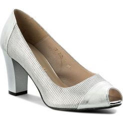Półbuty SERGIO BARDI - Cannobio SS127323418GM 110. Szare creepersy damskie Sergio Bardi, z materiału, eleganckie, na obcasie. W wyprzedaży za 189,00 zł.