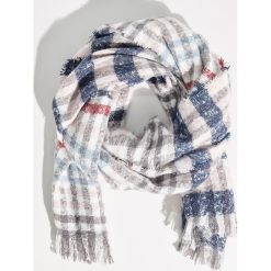 Szalik w kratę - Beżowy. Brązowe szaliki damskie Sinsay. Za 39,99 zł.