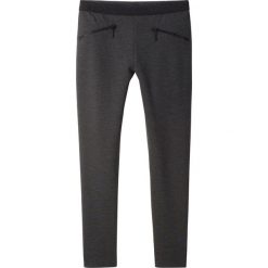 Legginsy z kieszeniami z zamkami bonprix szary melanż. Szare spodnie dziewczęce bonprix, bez wzorów. Za 44,99 zł.