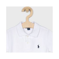 Polo Ralph Lauren - Polo dziecięce 92-104 cm. Białe t-shirty chłopięce Polo Ralph Lauren, bez wzorów, z bawełny, z krótkim rękawem. Za 159,90 zł.