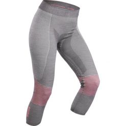 Legginsy narciarskie 900 wool damskie. Szare legginsy damskie WED'ZE, s, bez wzorów, z elastanu. Za 179,99 zł.