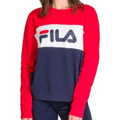FILA LEAH CREW SWEAT > 687043-G06. Bluzy damskie Fila, l, bez wzorów, z bawełny, bez rękawów, bez kaptura. W wyprzedaży za 179,99 zł.