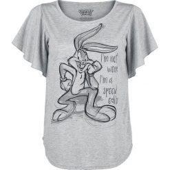 Looney Tunes I'm not weird, I'm a special edition Koszulka damska odcienie szarego. Szare t-shirty damskie marki Looney Tunes, m, bez wzorów, bez kołnierzyka. Za 99,90 zł.
