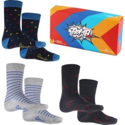 BOMB Socks Orlovski 3pak Mix1. Skarpetki męskie Edward Orlovski, bez wzorów, z elastanu. Za 29,00 zł.