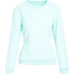 Miętowa Bluza To Bits. Zielone bluzy damskie Multu, xl, bez wzorów, bez rękawów, bez kaptura. Za 39,99 zł.