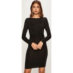 Only - Sukienka. Czarne sukienki damskie ONLY, s, bez wzorów, z elastanu, bez kołnierzyka, z długim rękawem, długie, mini, dopasowane. W wyprzedaży za 69,90 zł.