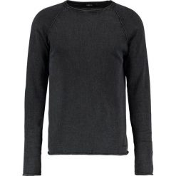 Swetry klasyczne męskie: Solid MALVIN Sweter black