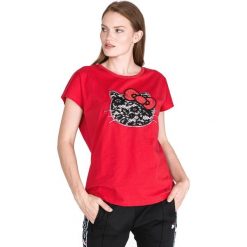 Pinko Seadas Koszulka Czerwony. Czerwone t-shirty damskie Pinko, s, z haftami, z bawełny. Za 716,95 zł.