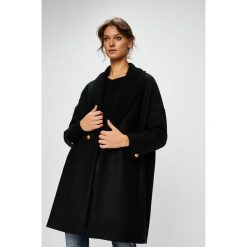 Pinko - Płaszcz. Czarne kurtki damskie Pinko, bez wzorów, z poliesteru, bez kaptura. W wyprzedaży za 1299,00 zł.