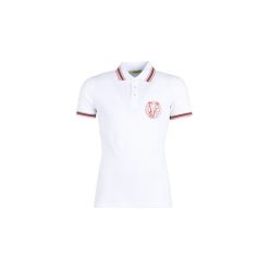 Koszulki polo z krótkim rękawem Versace Jeans B3GTA7P1-36571. Białe koszulki męskie Versace Jeans, m, bez wzorów, z jeansu, polo, z krótkim rękawem, krótkie. Za 369,00 zł.