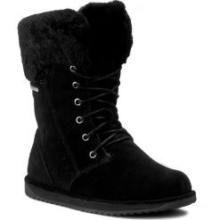 Śniegowce EMU AUSTRALIA - Shoreline W11249 Black. Czarne śniegowce damskie EMU Australia, na zimę, ze skóry, bez zapięcia. W wyprzedaży za 599,00 zł.