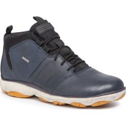 Półbuty GEOX - U Nebula 4X4ABX A U742VA 046EK C4064 Navy. Niebieskie półbuty męskie Geox, na co dzień, bez wzorów, ze skóry ekologicznej, eleganckie, bez zapięcia. W wyprzedaży za 359,00 zł.