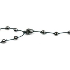 Naszyjnik Męski Hematyt Sznurek. Szare naszyjniki męskie Brazi druse jewelry, z hematytem. Za 170,00 zł.