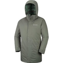 Kurtka funkcyjna "Blizzard Fighter" w kolorze khaki. Brązowe kurtki męskie Columbia, s, bez wzorów, bez kaptura. W wyprzedaży za 459,95 zł.