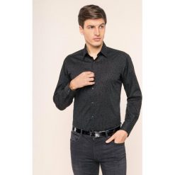 Koszula Karl Lagerfeld 605000 592603. Czarne koszule męskie KARL LAGERFELD, m, bez wzorów, z elastanu, casualowe, bez kołnierzyka, bez rękawów. W wyprzedaży za 359,00 zł.