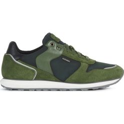 Geox Volto Tenisówki Zielony. Zielone trampki męskie Geox, bez wzorów, ze skóry, bez zapięcia. Za 531,95 zł.