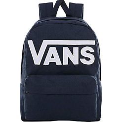 PLECAK NEW SKOOL BACKPACK. Białe plecaki męskie Vans, w paski, z tkaniny. Za 149,99 zł.