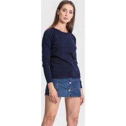 Granatowy Sweter Your Choice. Niebieskie swetry klasyczne damskie marki other, na jesień, l. Za 79,99 zł.