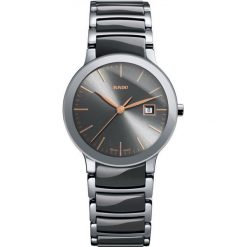 RADO ZEGAREK CENTRIX R30 928 13 2. Szare zegarki damskie RADO, złote. Za 6290,00 zł.