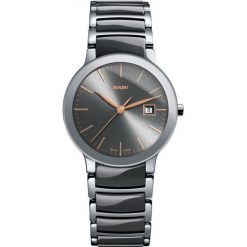ZEGAREK RADO CENTRIX R30 928 13 2. Szare zegarki damskie RADO, złote. Za 6090,00 zł.