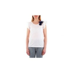 T-shirty z krótkim rękawem Fracomina FR19SP369. Białe t-shirty damskie Fracomina, s, bez wzorów, bez kołnierzyka. Za 177,21 zł.