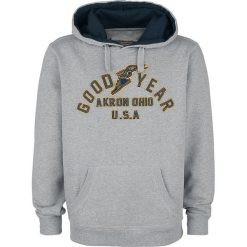 Bluzy męskie: GoodYear Flying Ohio Bluza z kapturem szary