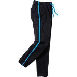 Spodnie sportowe bonprix czarny. Czarne spodnie męskie bonprix, xl, w paski, sportowe. Za 69,99 zł.