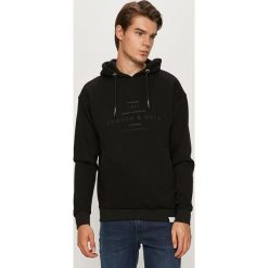 Scotch & Soda - Bluza. Czarne bluzy męskie Scotch & Soda, s, z nadrukiem, z bawełny, z kapturem, bez rękawów, z kapturem. Za 429,90 zł.