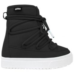 Native Śniegowce Dziecięce Chamonix Junior Jiffy Black/Shell White j2 (Eur 33). Czarne buty chłopięce zimowe Native, na zimę, bez zapięcia. Za 425,00 zł.