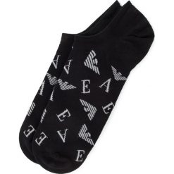 Skarpety Stopki Unisex EMPORIO ARMANI - 2342220 305228 9P456 Black. Czarne skarpetki damskie Emporio Armani, bez wzorów, z elastanu. Za 49,00 zł.