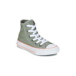 Buty Dziecko Converse Chuck Taylor All Star Hi Seasonal Color. Szare trampki dziewczęce Converse, bez wzorów, bez zapięcia. Za 175,20 zł.