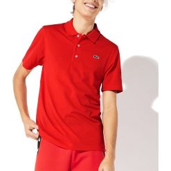 LACOSTE POLO > L1230-S5H. Koszulki męskie Lacoste, s, bez wzorów, z bawełny, eleganckie, bez rękawów. W wyprzedaży za 199,99 zł.