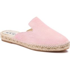 Espadryle MANEBI - Mules M 1.4 M0 Pastel Rose. Różowe espadryle damskie Manebi, bez wzorów, ze skóry, bez obcasa. Za 449,00 zł.