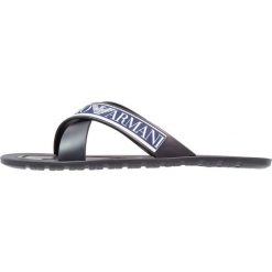 Emporio Armani Sandały kąpielowe black/white. Czarne kąpielówki męskie marki Emporio Armani, z materiału. Za 339,00 zł.