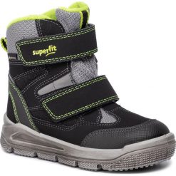Śniegowce SUPERFIT - GORE-TEX 5-09078-00 M Schwarz/Grau. Czarne śniegowce chłopięce Superfit, bez zapięcia, gore-tex. Za 339,00 zł.