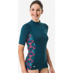 TOP UV surfing krótki rękaw 500 SUPAI ZENITH damski. Topy damskie OLAIAN, s, bez wzorów, z elastanu, bez kołnierzyka. Za 39,99 zł.