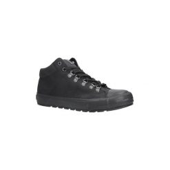 Buty Big Star Czarne wysokie trampki sznurowane BB174175. Czarne trampki męskie marki BIG STAR, bez wzorów, retro, na sznurówki. Za 124,99 zł.