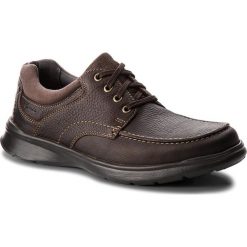 Półbuty CLARKS - Cotrell Edge 261198037 Brown Oily. Brązowe półbuty skórzane męskie marki Clarks, na co dzień. W wyprzedaży za 219,00 zł.