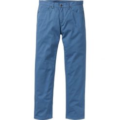 Spodnie Regular Fit Straight bonprix niebieski dżins. Niebieskie spodnie męskie bonprix, m, klasyczne. Za 69,99 zł.
