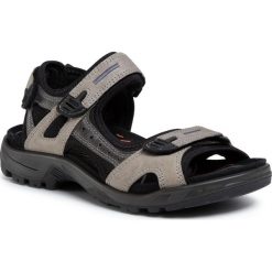 Sandały ECCO - Yucatan M Sandal 06956457182 Wild Dove/Dark Shadow. Szare klapki męskie ecco, bez wzorów, ze skóry. Za 449,00 zł.