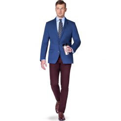 Marynarka Niebieska Memphis. Niebieskie marynarki męskie LANCERTO, na lato, m, bez wzorów, z bawełny, eleganckie. W wyprzedaży za 249,90 zł.