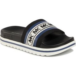 Klapki MICHAEL MICHAEL KORS - Tyra Slide 40R0TRFA1D Sapphire. Niebieskie klapki damskie MICHAEL Michael Kors, bez wzorów, z tworzywa sztucznego, bez obcasa. Za 419,00 zł.