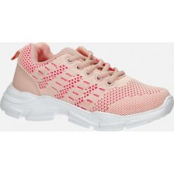 Różowe buty sportowe sznurowane casu 20p10/p/2. Różowe buty dziewczęce sportowe Casu, bez wzorów, na sznurówki. Za 39,99 zł.