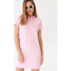 Sukienka polo - Różowy. Różowe sukienki damskie House, s, bez wzorów, polo, bez rękawów. Za 59,99 zł.