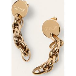 Guess Jeans - Kolczyki. Żółte kolczyki damskie Guess Jeans, metalowe. W wyprzedaży za 129,90 zł.
