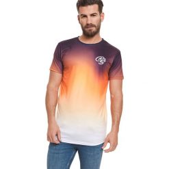 T-shirt w kolorze pomarańczowym. Pomarańczowe t-shirty męskie Lonsdale, Kangol, Crosshatch, m, z nadrukiem, z okrągłym kołnierzem. W wyprzedaży za 44,95 zł.