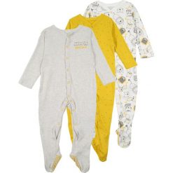 Bielizna chłopięca: mothercare BOYS WILD ONE SLEEPSUIT BABY 3 PACK Piżama mustard