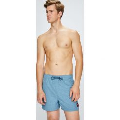 Quiksilver - Kąpielówki. Szare kąpielówki męskie Quiksilver, m, z poliesteru. W wyprzedaży za 89,90 zł.